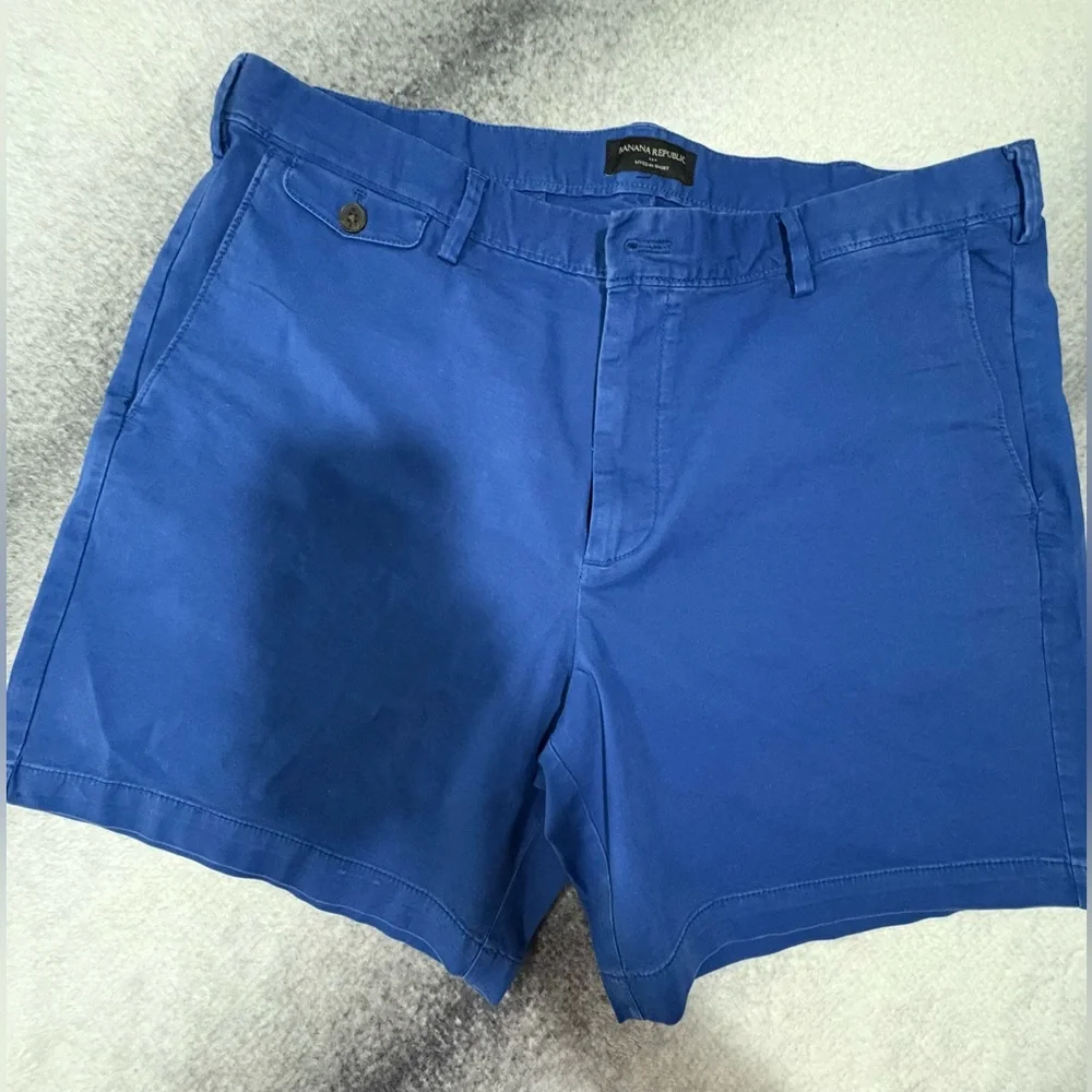(A4) Banana Republic Men's Lived-In‎ Chino Shorts 7